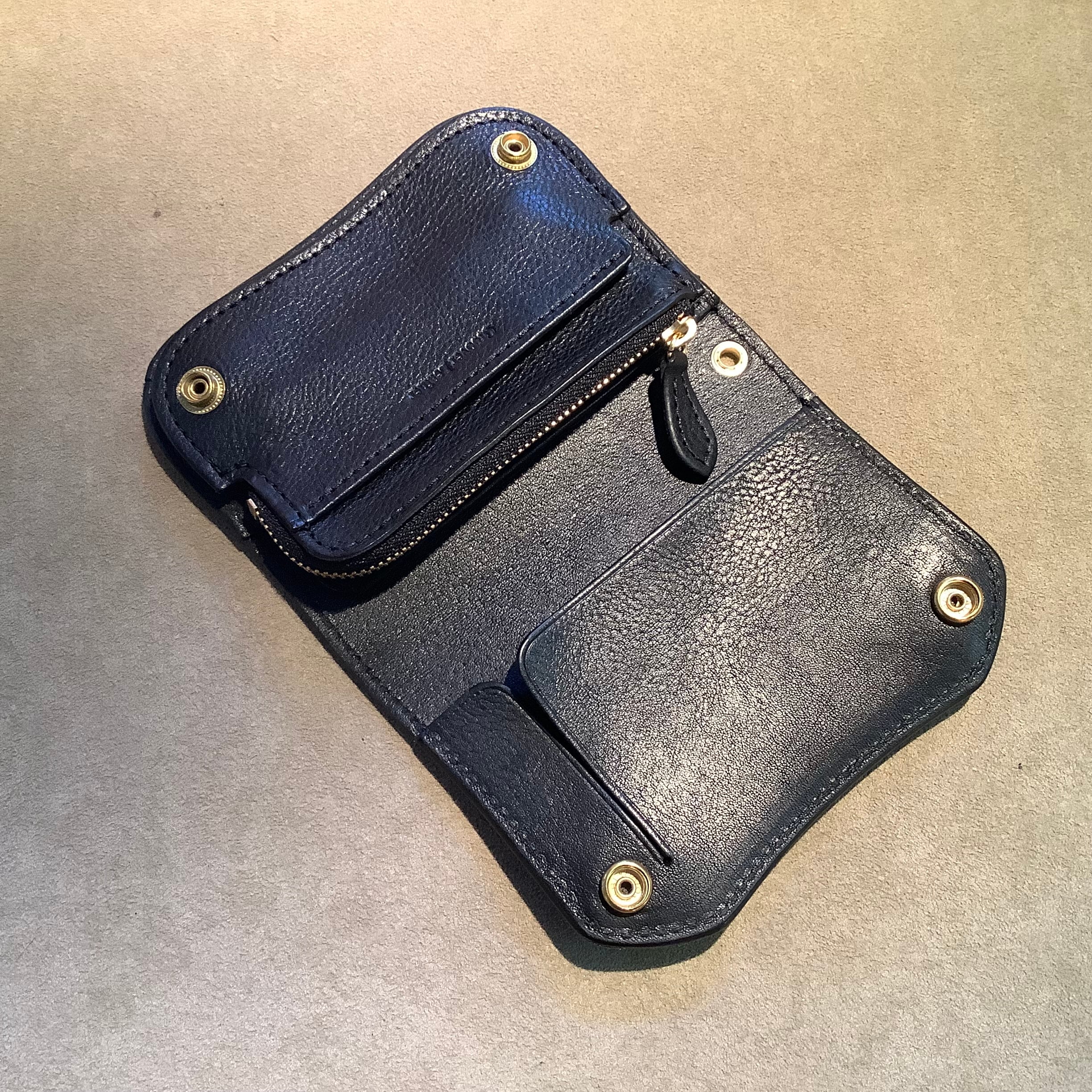 Groover Leather グルーバーレザー short trackerwallet star ブラス Groover Leather グルーバーレザー short trackerwallet star ブラス
