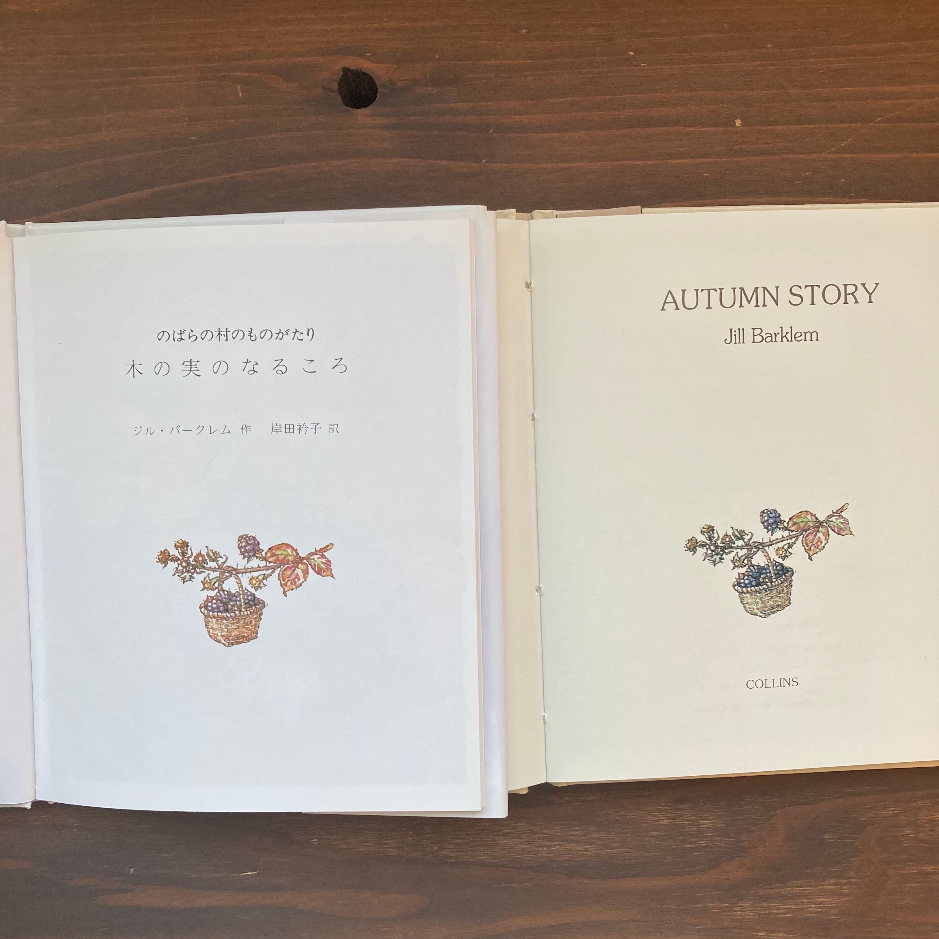 木の実のなるころ(のばらの村のものがたり)& AUTUMN STORYセット