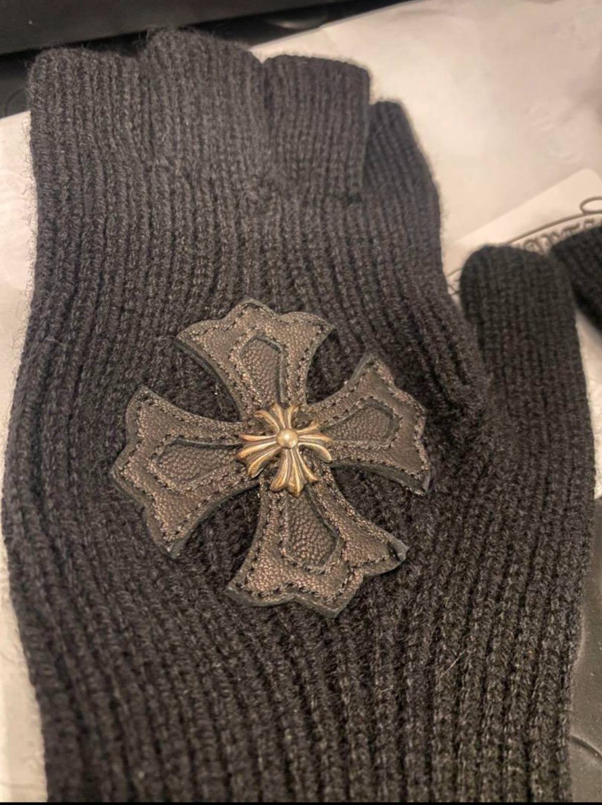 CHROME HEARTS クロムハーツ クロスパッチ グローブ 手袋 | chromehearts