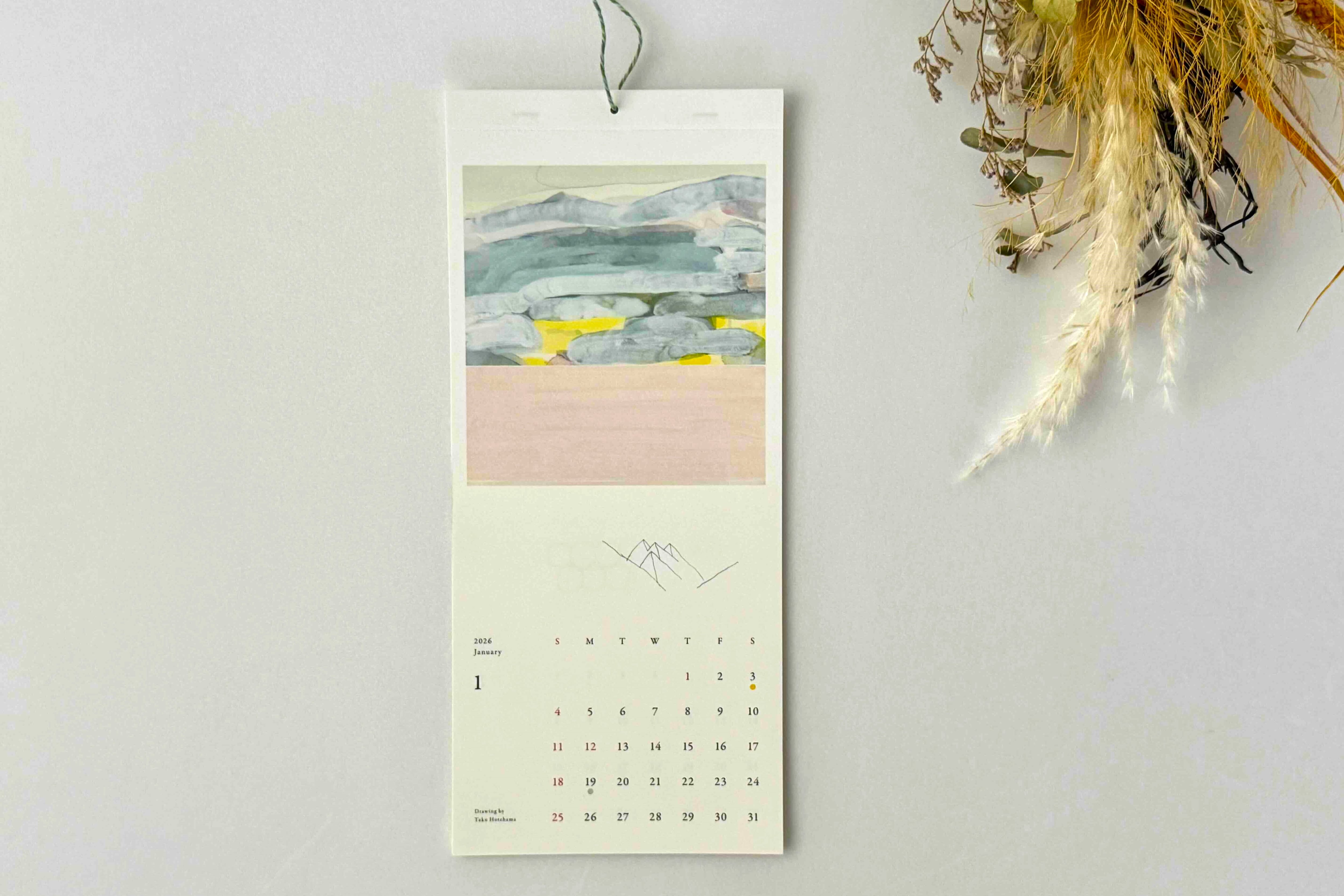 保手濱拓(ほてはまたく) 2026カレンダー