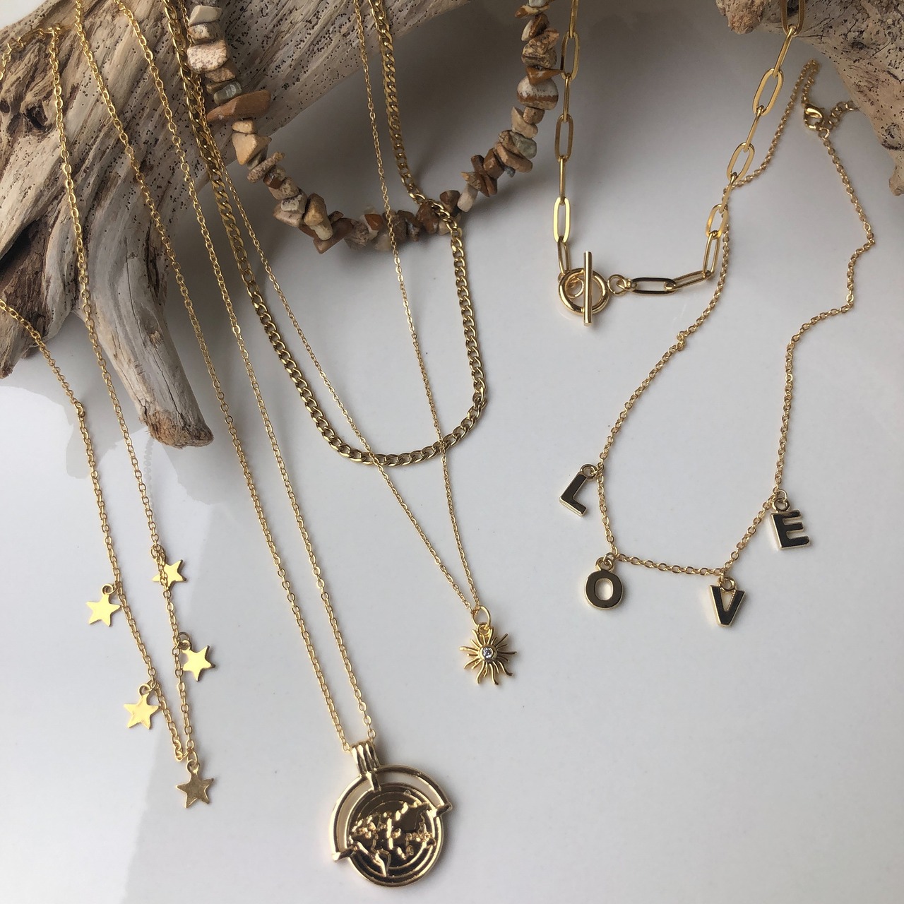 【 ピクチャージャスパー 】 チョーカー ネックレス［GKC006］