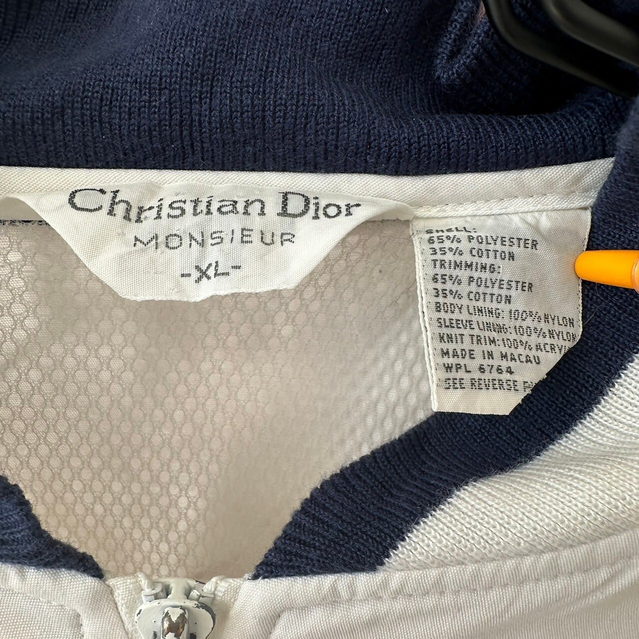 Christian Dior 2WAY襟付きニット　ヴィンテージ　ビンテージ