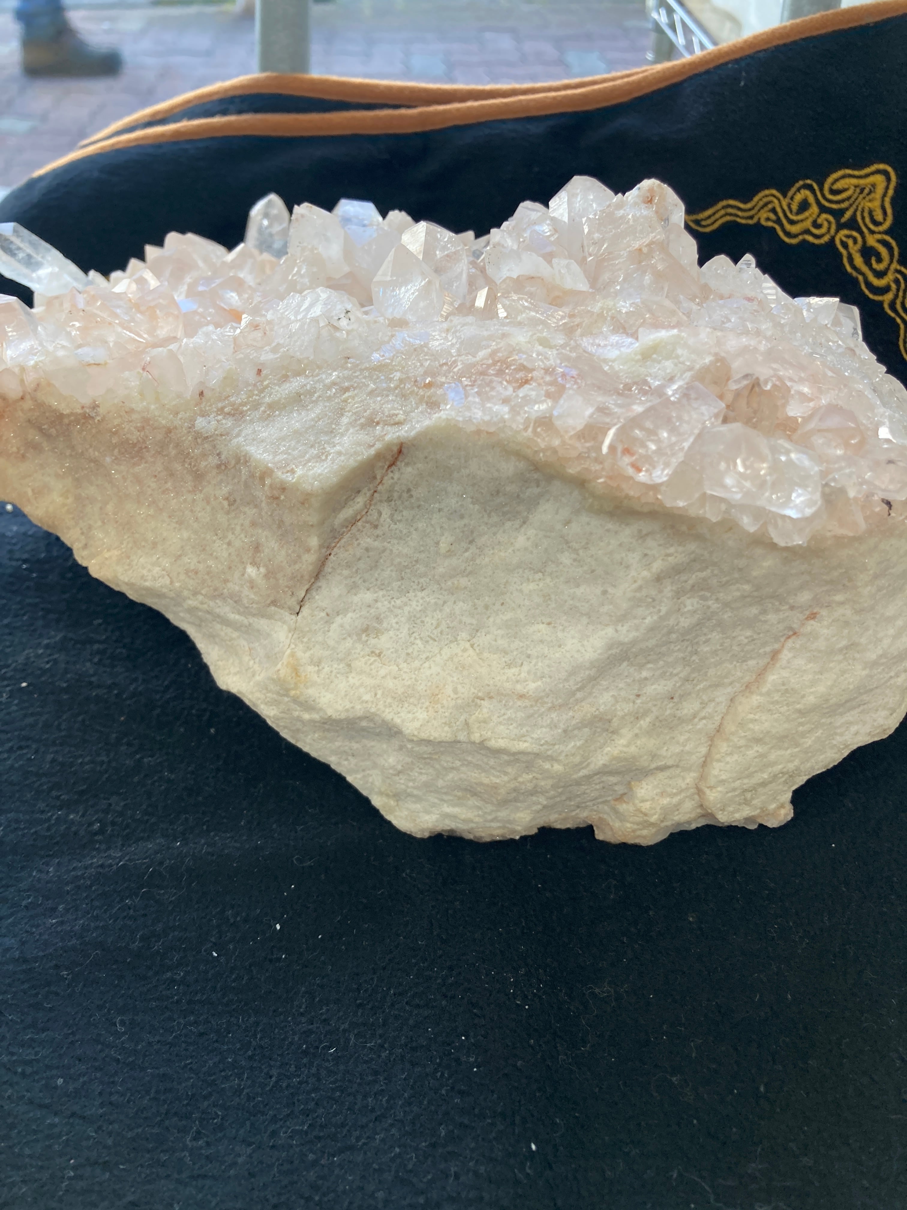 E32526】ヒマラヤ水晶 ヒマラヤ産 マニカラン産 水晶クラスター