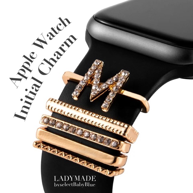 GOLD●AppleWatch イニシャルチャーム