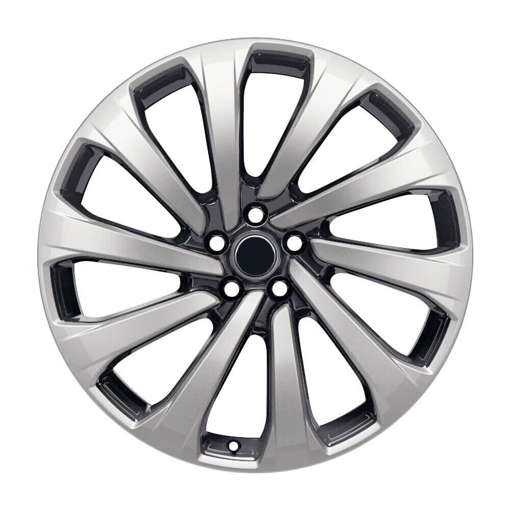 22インチ NEW 10 スポーク シルバー ホイール レンジ ローバー ボーグ