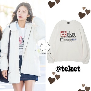 ★ITZY イェジ 着用！！【TEKET】Plan L/S Tee White