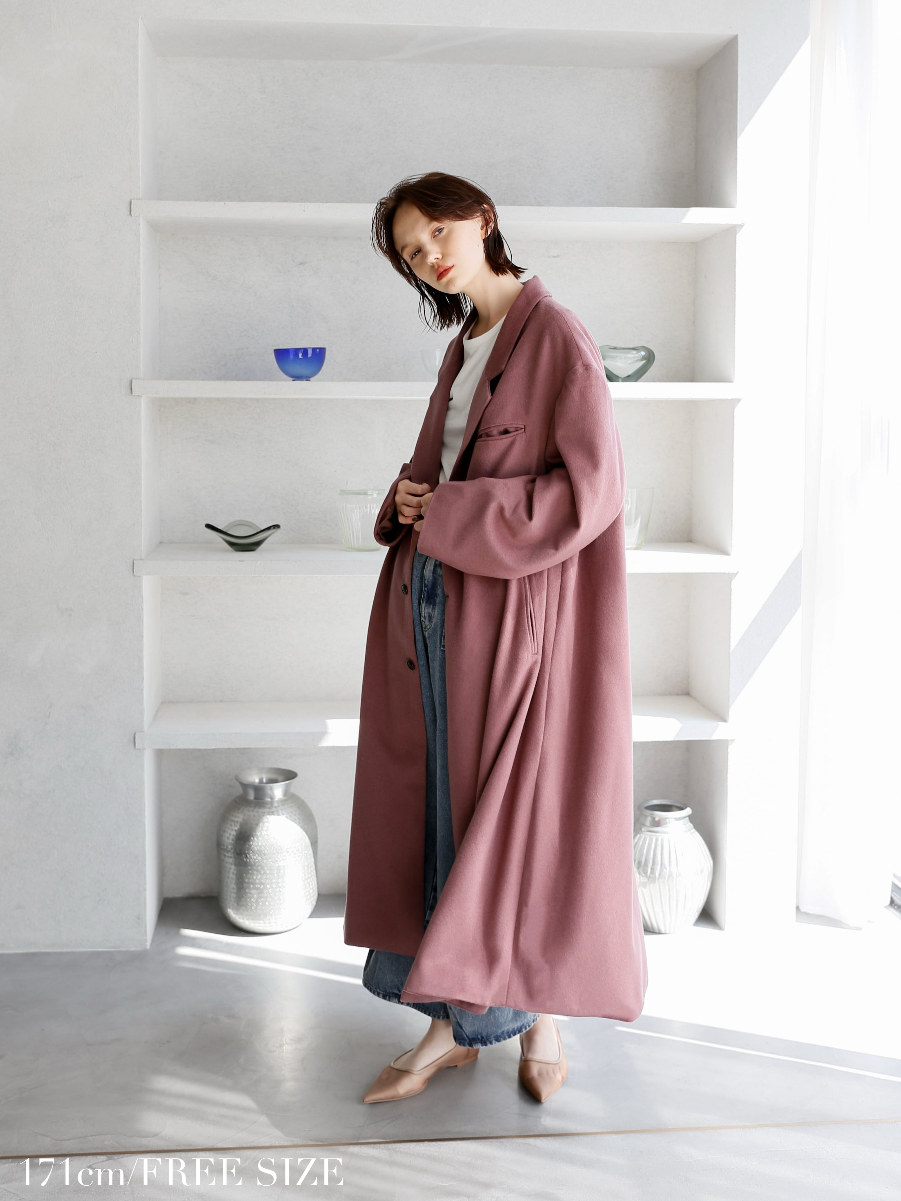 katrin tokyo コート ピンク katrin tokyo エコファーコート ピンク 