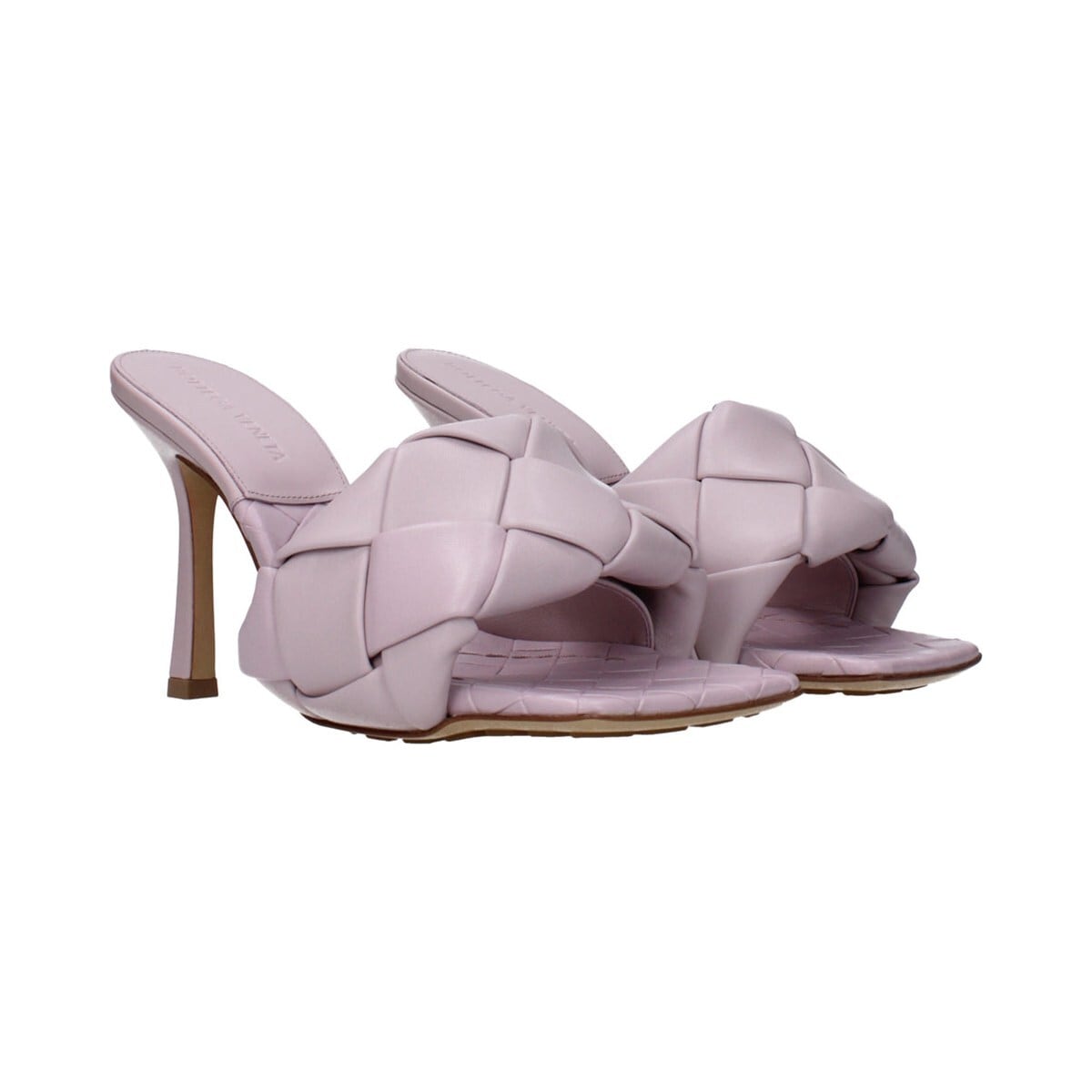 BOTTEGA VENETA ボッテガヴェネタ レディース サンダル レザー ピンク
