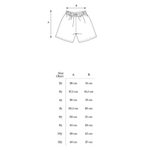 ＜BEBE ORGANIC＞Kids ストライプ ショートパンツ Sebastien Shorts