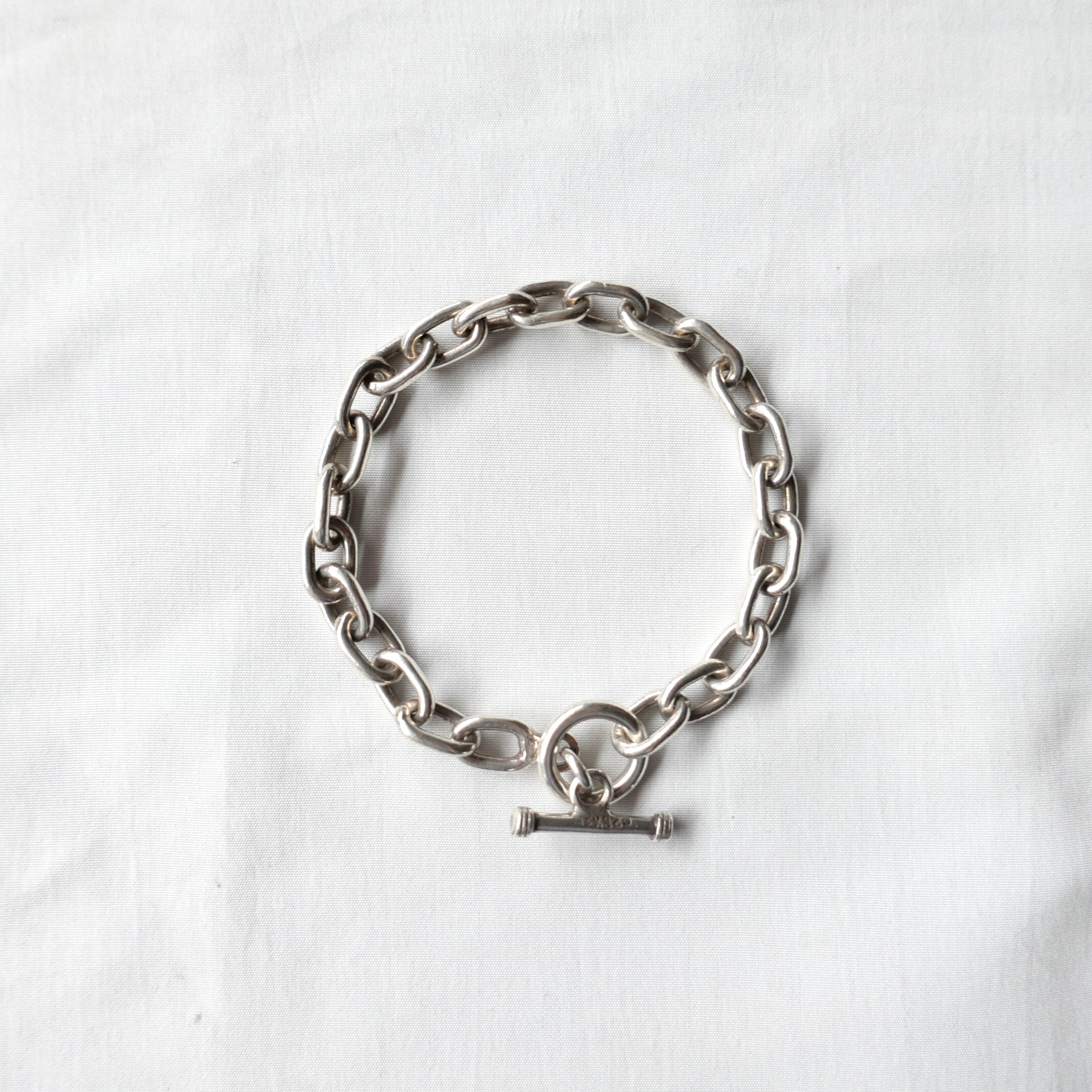 80s MEXICO VINTAGE SILVER925 CHAIN BRACELET | safarionline