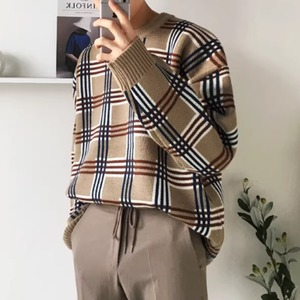 Sleeve Pullover Knit Sweater(LMU0007)