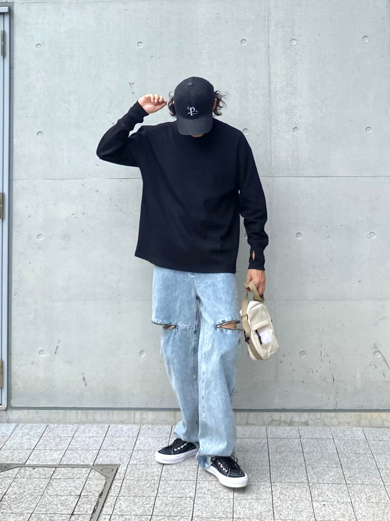 thermal waffle PO／Black