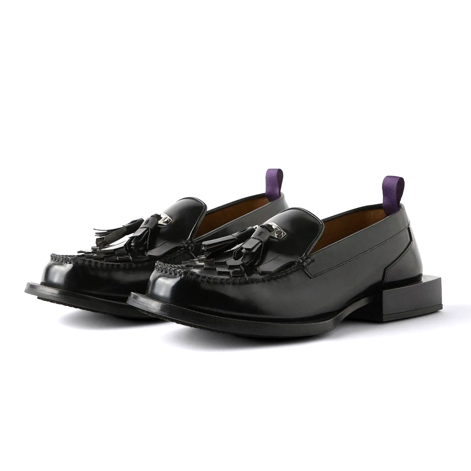 EYTYS | RIO FRINGE LEATHER LOAFERS (BLACK) | UNEEK BASEMNT