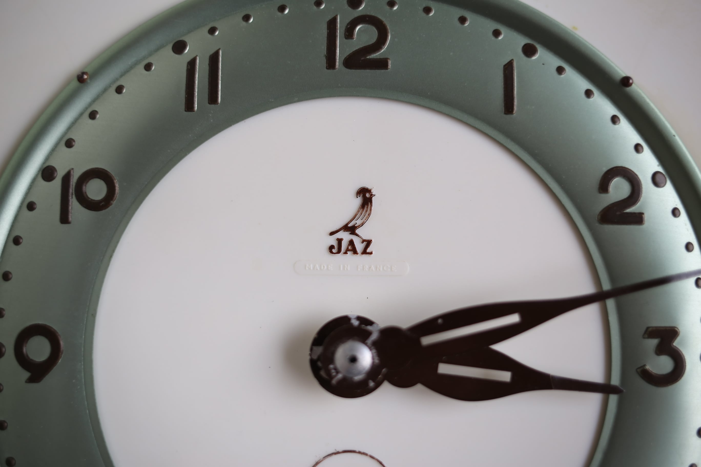 フランス アンティーク ヴィンテージ JAZ 壁掛け時計（ベークライト