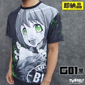 【即納品】スポーツＴシャツ（黒）