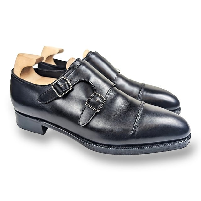 ★定価36.85万円・超激レア・着用感少ない極上品★ ジョンロブ 2021 イヤーモデル WILLIAM75 9795ラスト ブラック サイズ7.5E