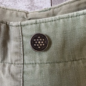 40's M-43 HBT Cargo Pants 13 Stars US.ARMY 40年代 カーゴパンツ 13スター アメリカ軍 コットン ミリタリー ヴィンテージ ビンテージ  TT2026-0024