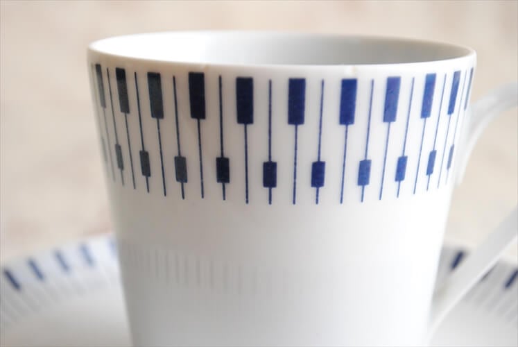 デンマーク製 Lyngby Porcelain Tangent カップ＆ソーサー リュン