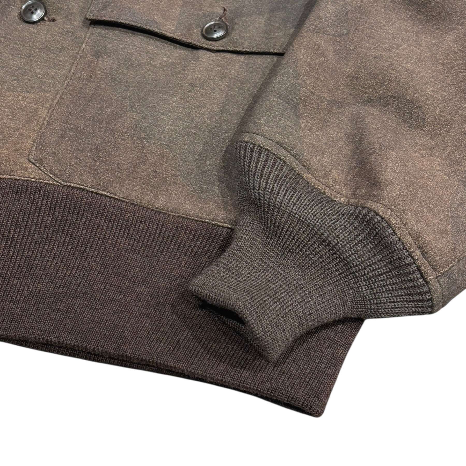 NIGEL CABOURN / A-1 JACKET - CAMO ULTRA SUEDE (ナイジェルケーボン