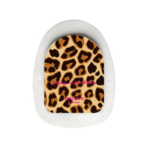 Omnipad glitter design sticker leopard 