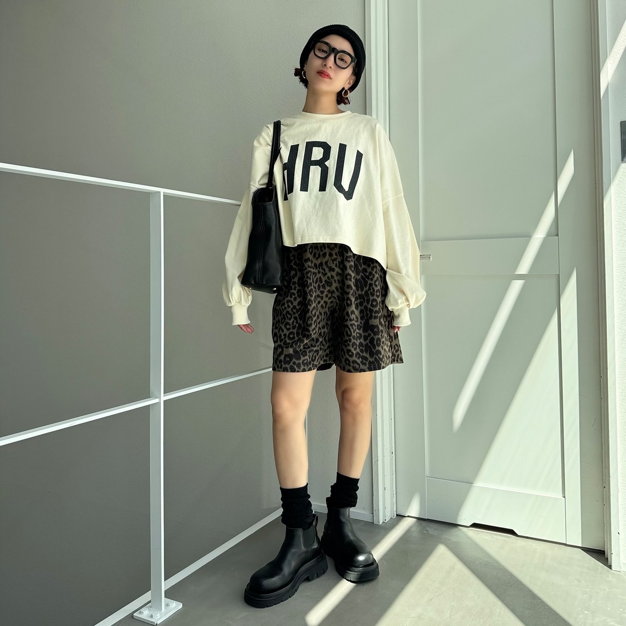 HRUショート丈ドルマンSW/アイボリー