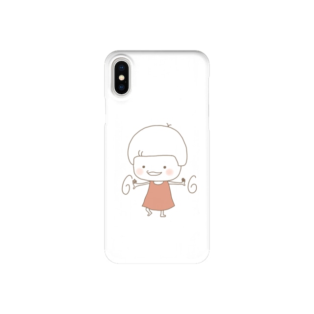 きのこさん、ぐるぐる (iPhone case)