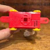 M&M's クリスマス・トレイン・トッパー サーカストレイン 列車 機関車 イエロー ミールトイ エムアンドエムズ MU-240