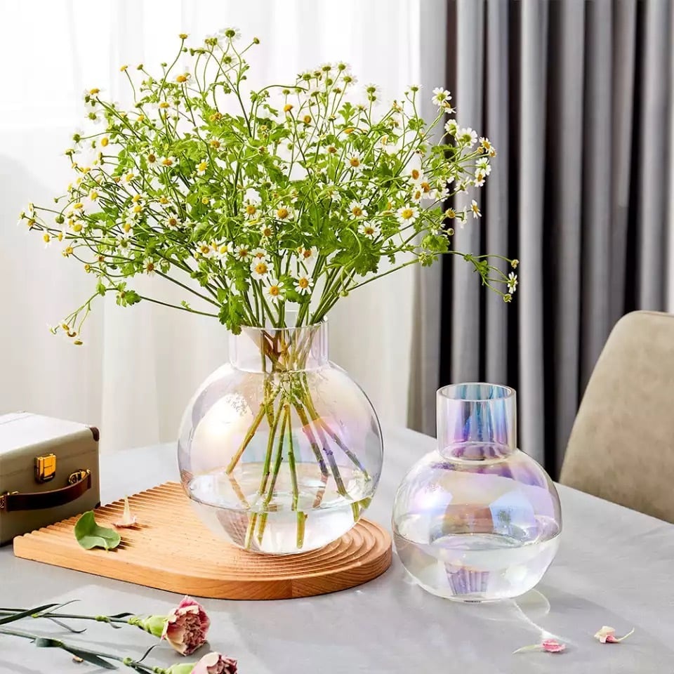 Aurora vase 4種 オーロラ フラワーベース 花瓶 グラス 北欧デザイン ガラス お花 輸入雑貨販売