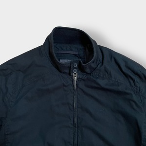 DOCKERS ブルゾン ジップアップ フルジップ 中綿入り ジャンパー ワンポイントロゴ 刺繍ロゴ ドッカーズ アウター XL ビッグサイズ us古着