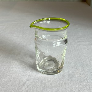 森永 豊　鉄型重ね巻き小片口 ひわ