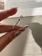 ツイストサークルフープピアス