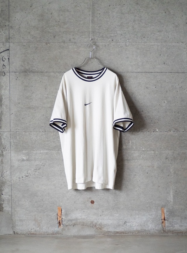 "NIKE" 1990s Made in Portugal Trim tee