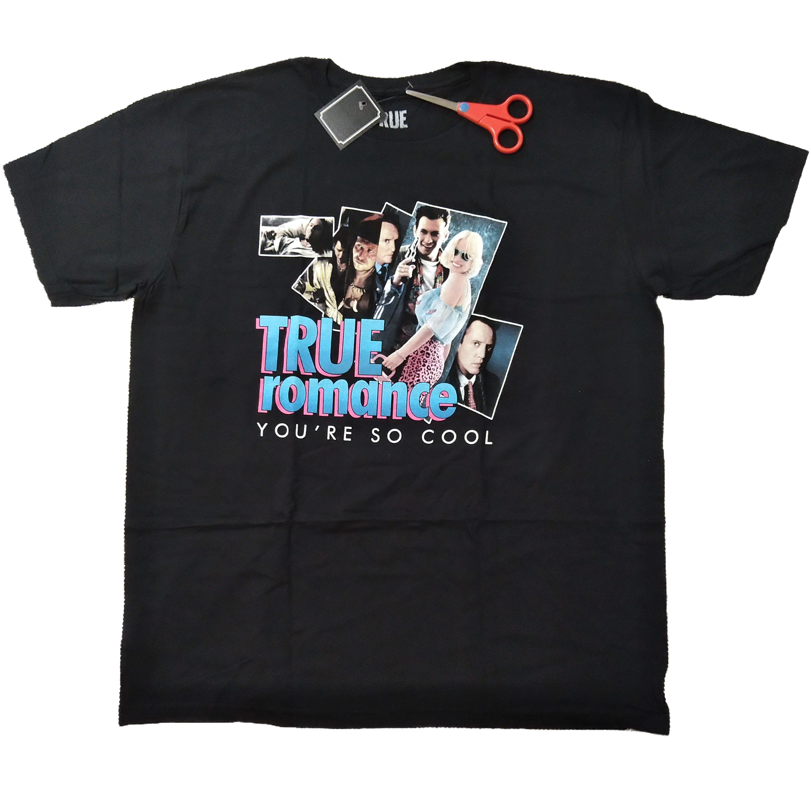 トゥルー・ロマンス　Tシャツ　XXL　黒　ムービーT　海外公式　映画Tシャツ *