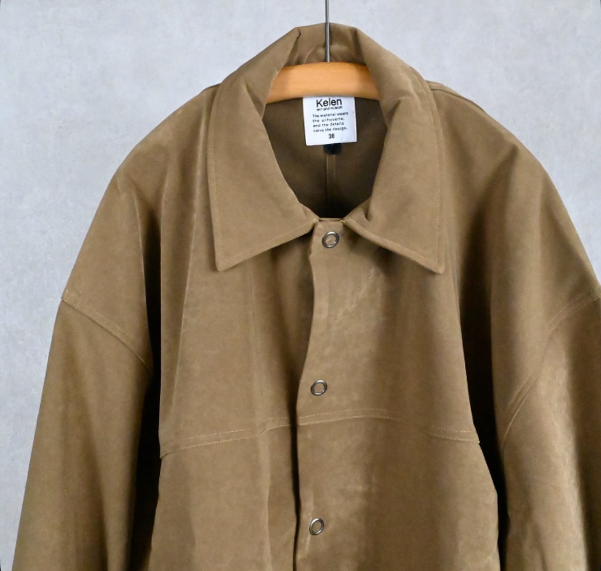 VEGAN SUEDE COVERALL BACON / サイズ38 VEGAN SUEDE COVERALL BACON / サイズ38 - メルカリ