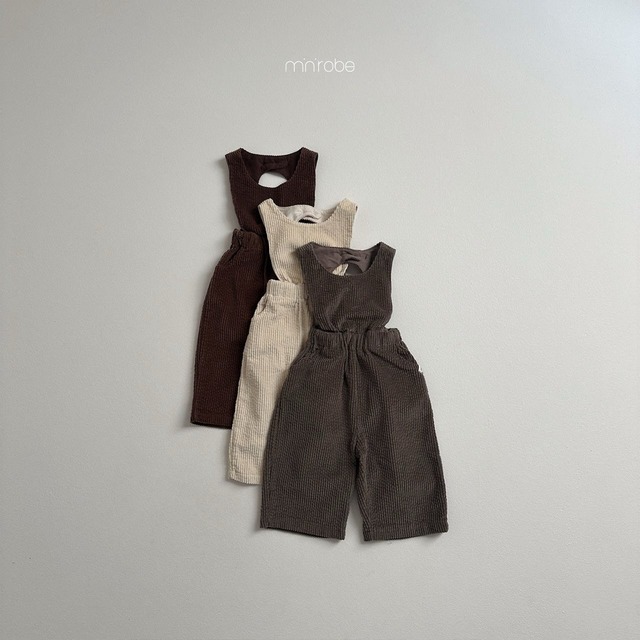 ♯即納《minirobe》Apron Pants