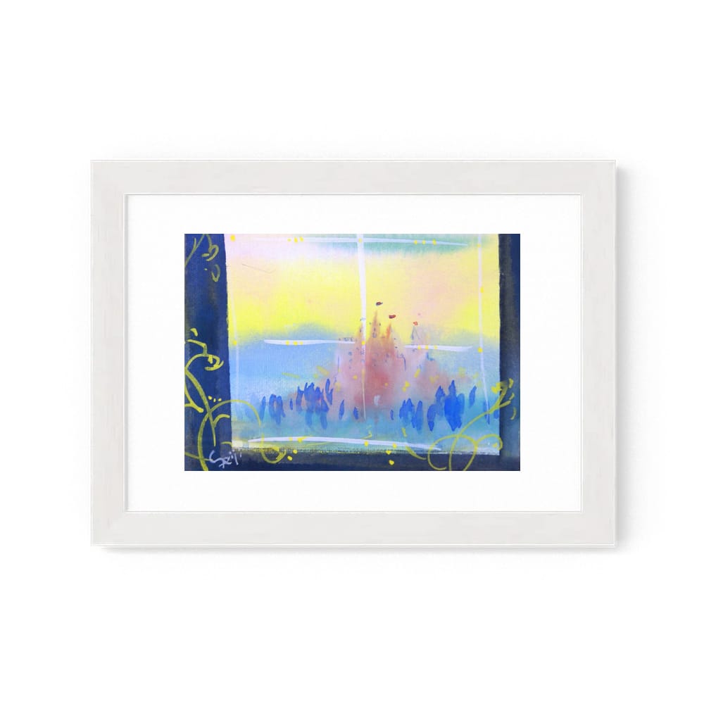 ノックして」 船本清司のガッシュ画 | seijigallery