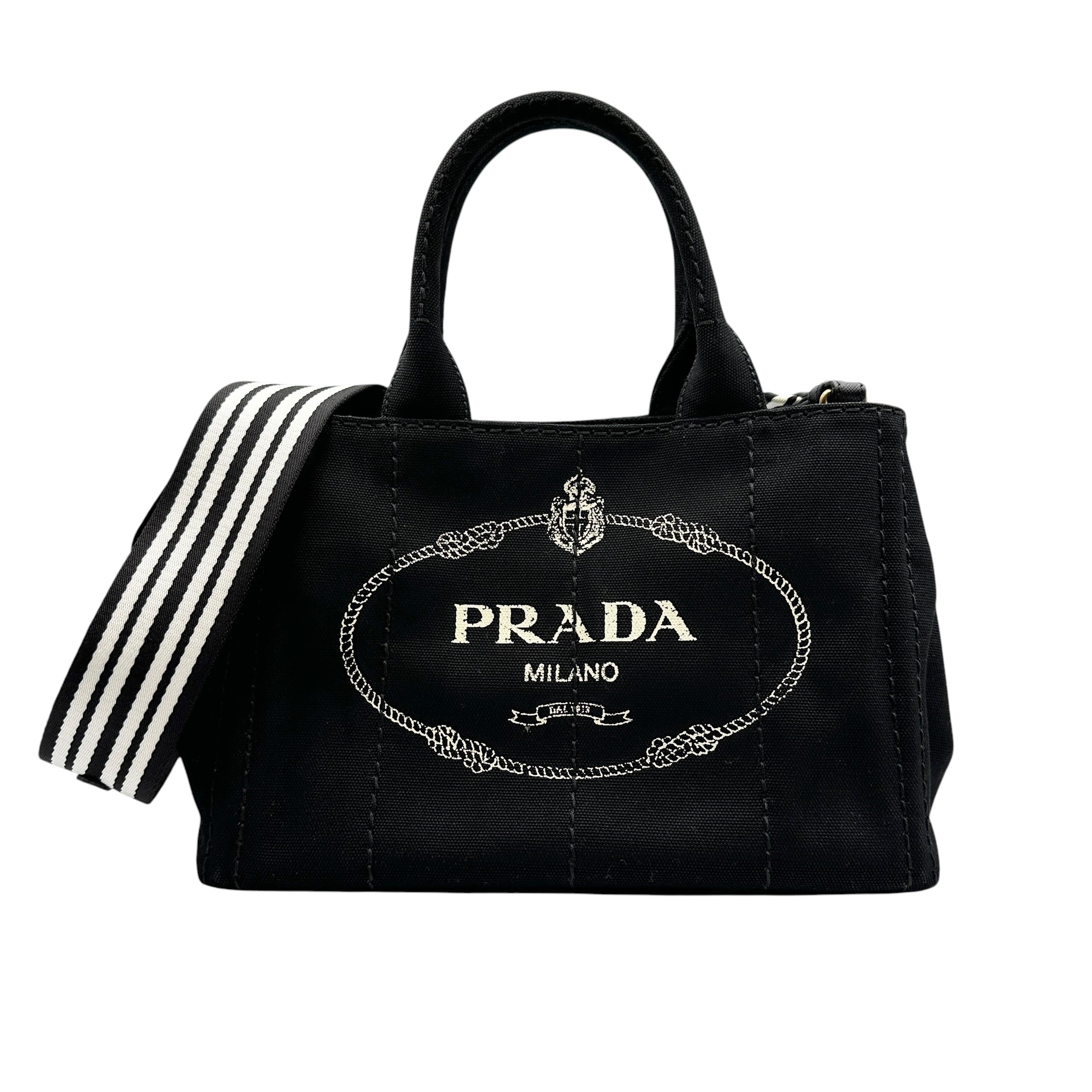 PRADA プラダ カナパ 2wayトートバッグ ブラック 28279-202603