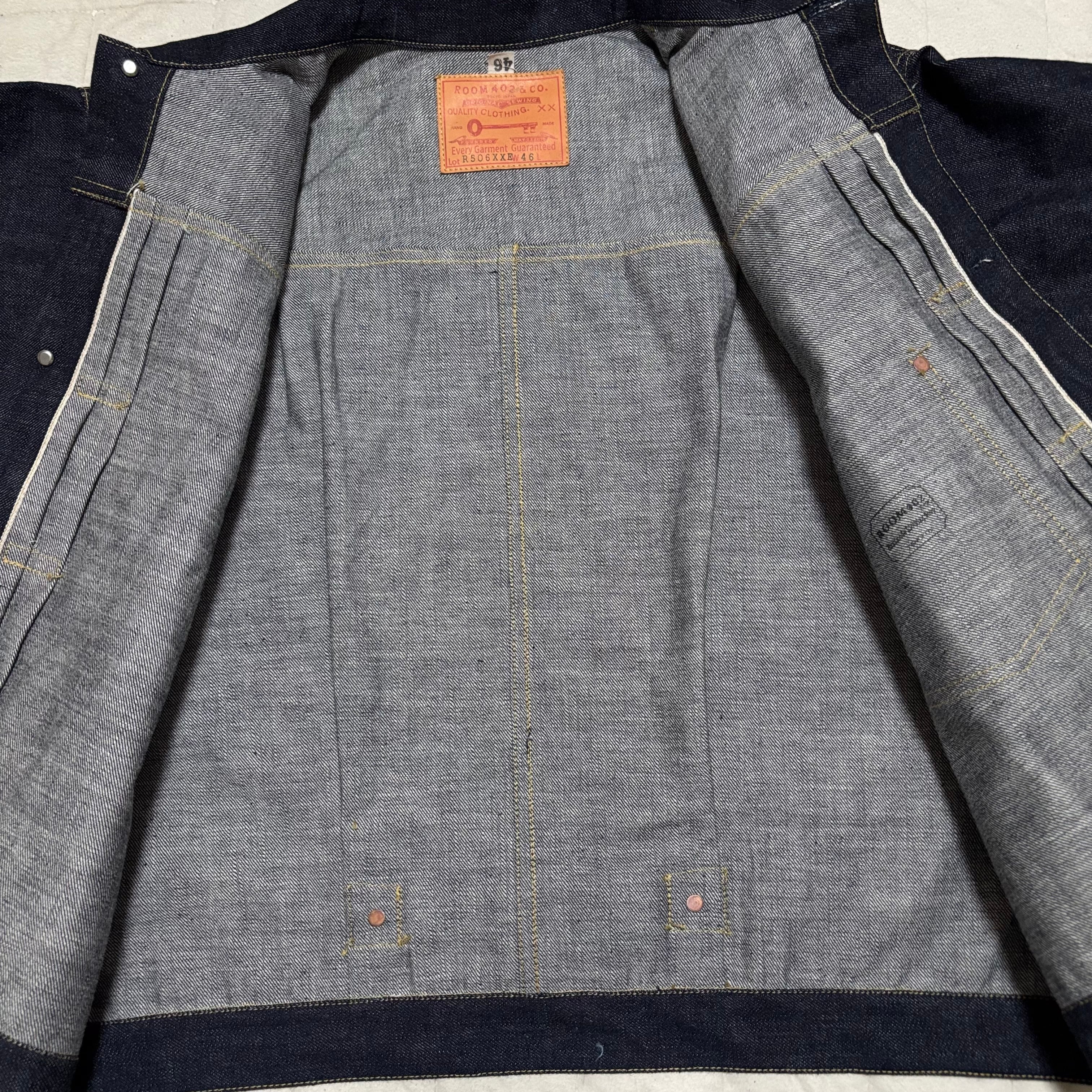 ハンドメイド 大戦モデル 46XL 1st デニム Tバック R506XX WWⅡ | ROOM402