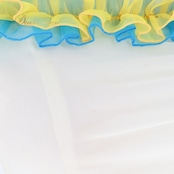 社交ダンス 衣装 ワンピース ドレス ホワイト系 グリーン系 イエロー系 日本製 白 アイボリー 緑 黄色 青 レース 軽い パーティドレス 発表会 パーティ Mサイズ レディース