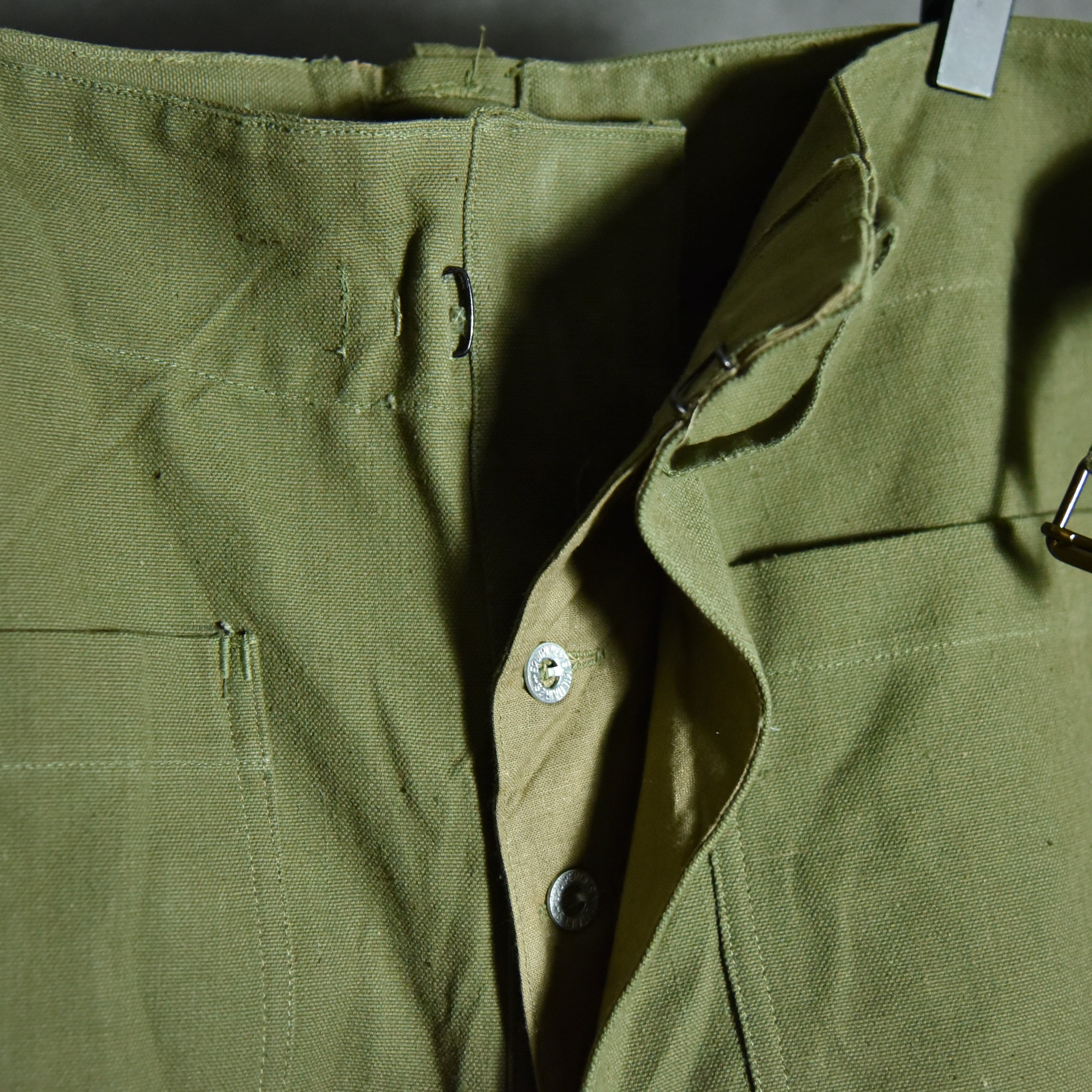 DEAD STOCK】WWⅡ 40s French Army Motorcycle Pants M35 フランス軍 