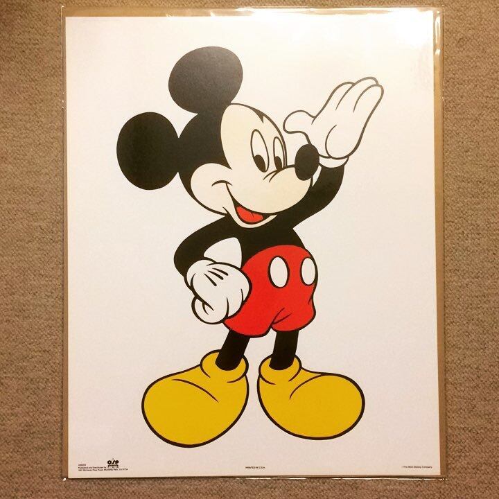 ポスター「ディズニー　ミッキーマウス」 - 画像1