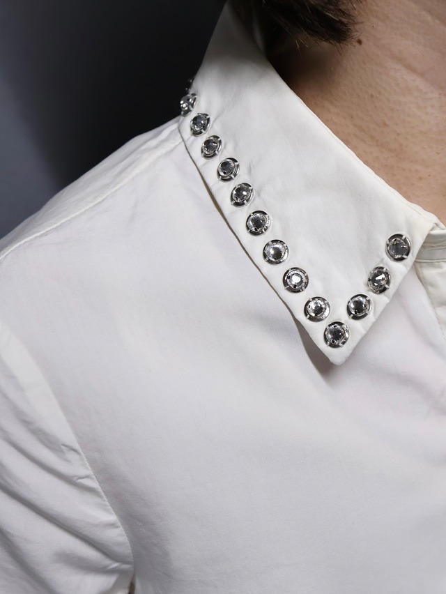 【gucci】stone design collar shirt