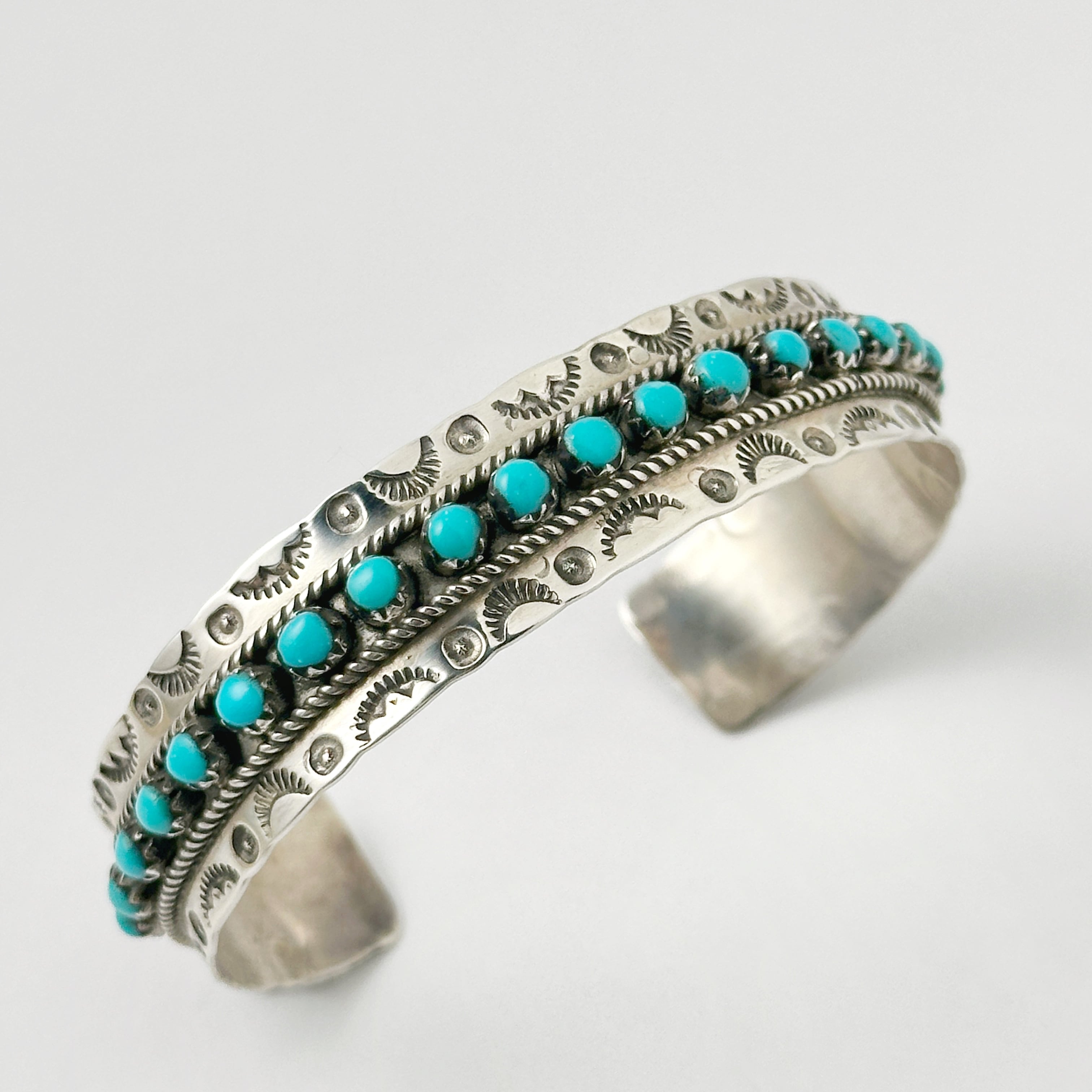 Indian Jewelry 》ターコイズ スタンプワーク バングル | 【公式通販