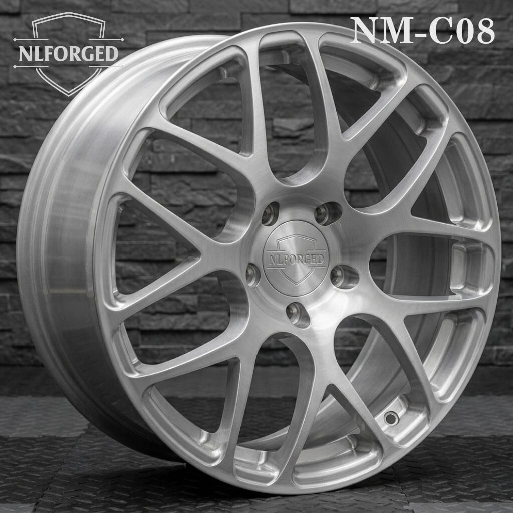 ポルシェ 18インチ ホイール4本セット 18インチ モノブロック 鍛造ホイール 4本セット シルバー NM-C08