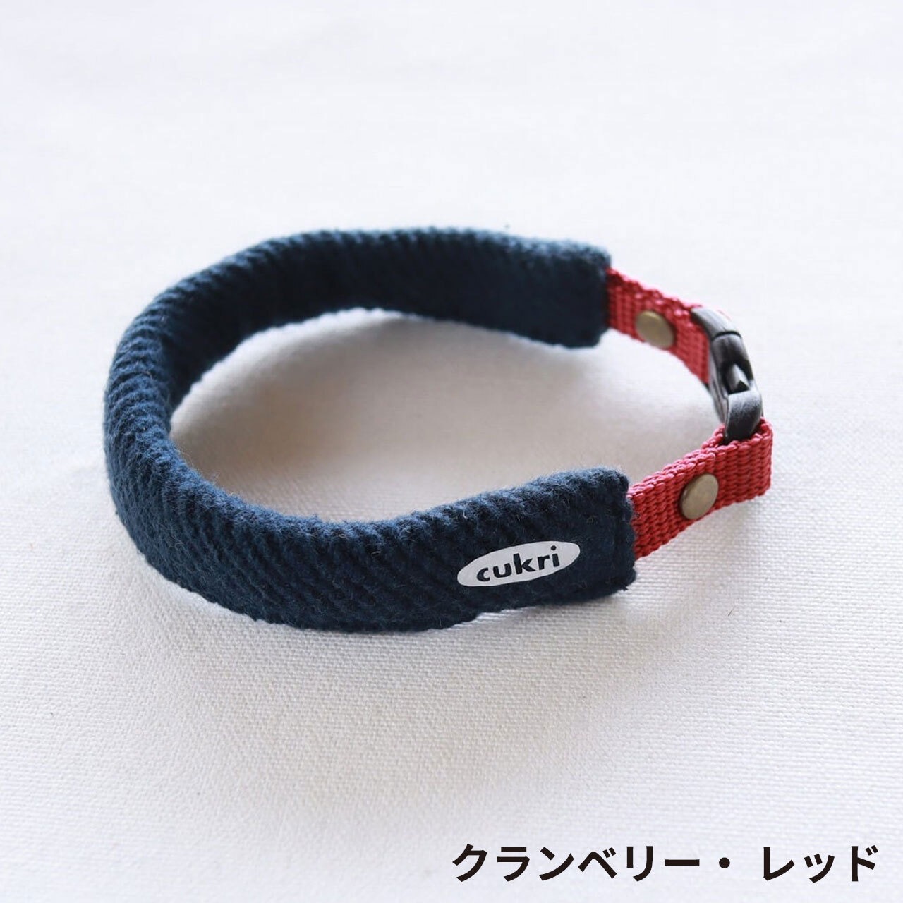 首輪 / キャットカラー｜Hemp Cotton ROLL Collar for Dog｜ネイビー