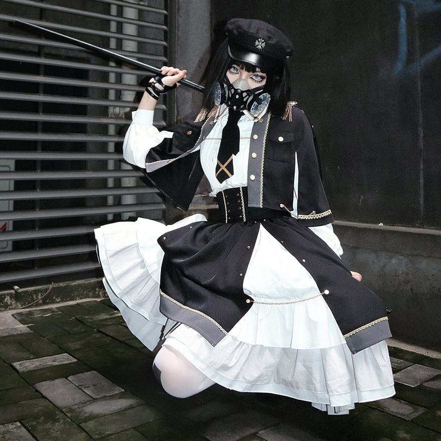 ゴスロリ通販 With U 予約販売 ゴシック ロリィタ ミリロリ 軍服