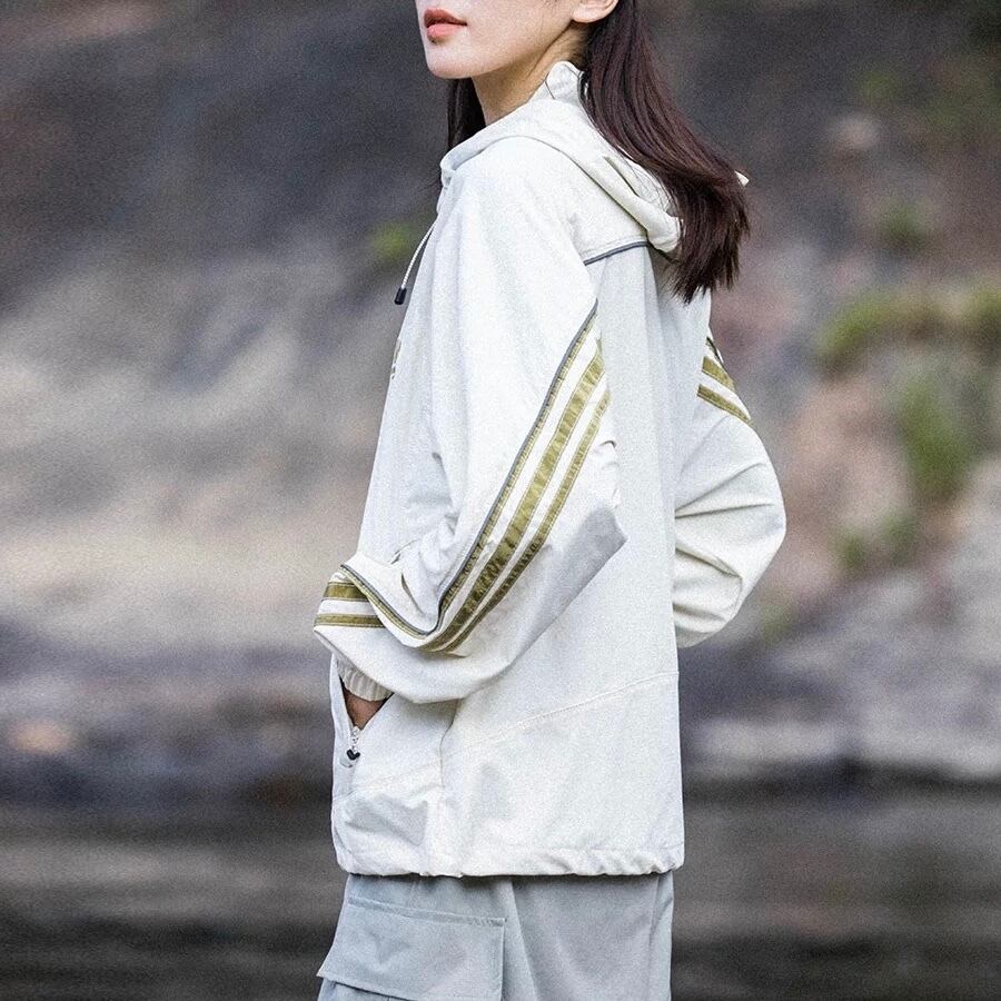 ストリートスタイルフルジップアップパーカー J0058