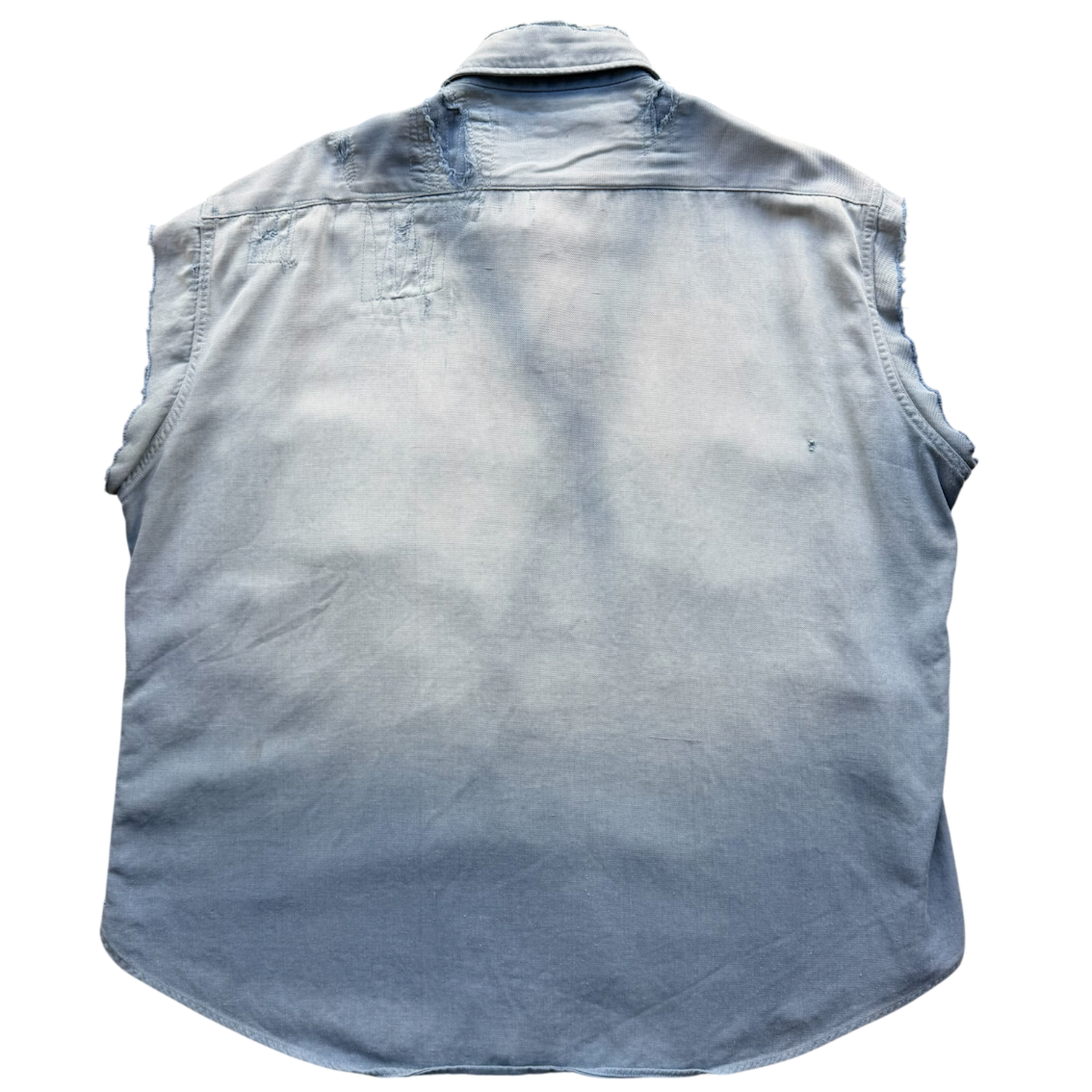 Cut-Off Sleeveless Shirt