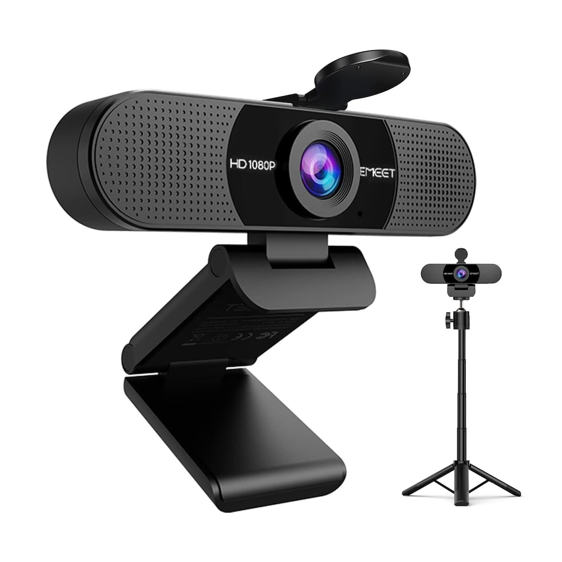 在庫処分】WEBカメラ EMEET C960 三脚付き ウェブカメラ HD1080P 90 