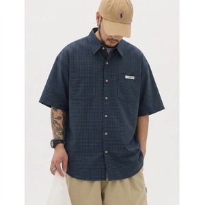Check design shirt C3128